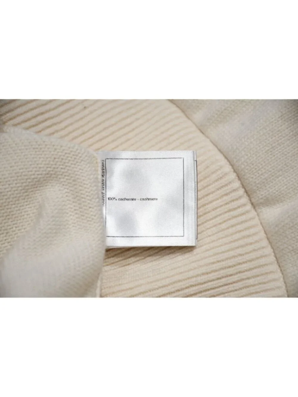 Chanel la Pausa Hoodie CC Logo Cashmere Ivory 46